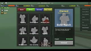 Buy full skin, emote and carry anims in Evade | Roblox