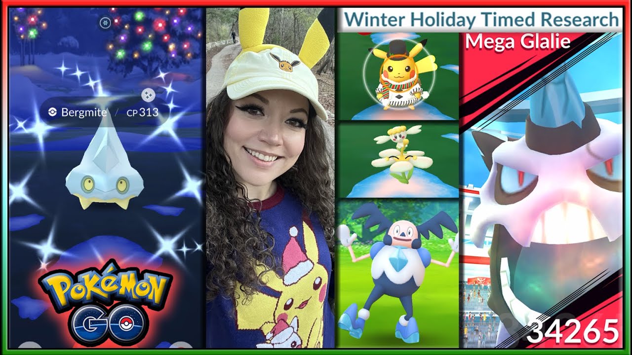 Celebrate the season—welcome Shiny Bergmite, Mega Glalie, and more