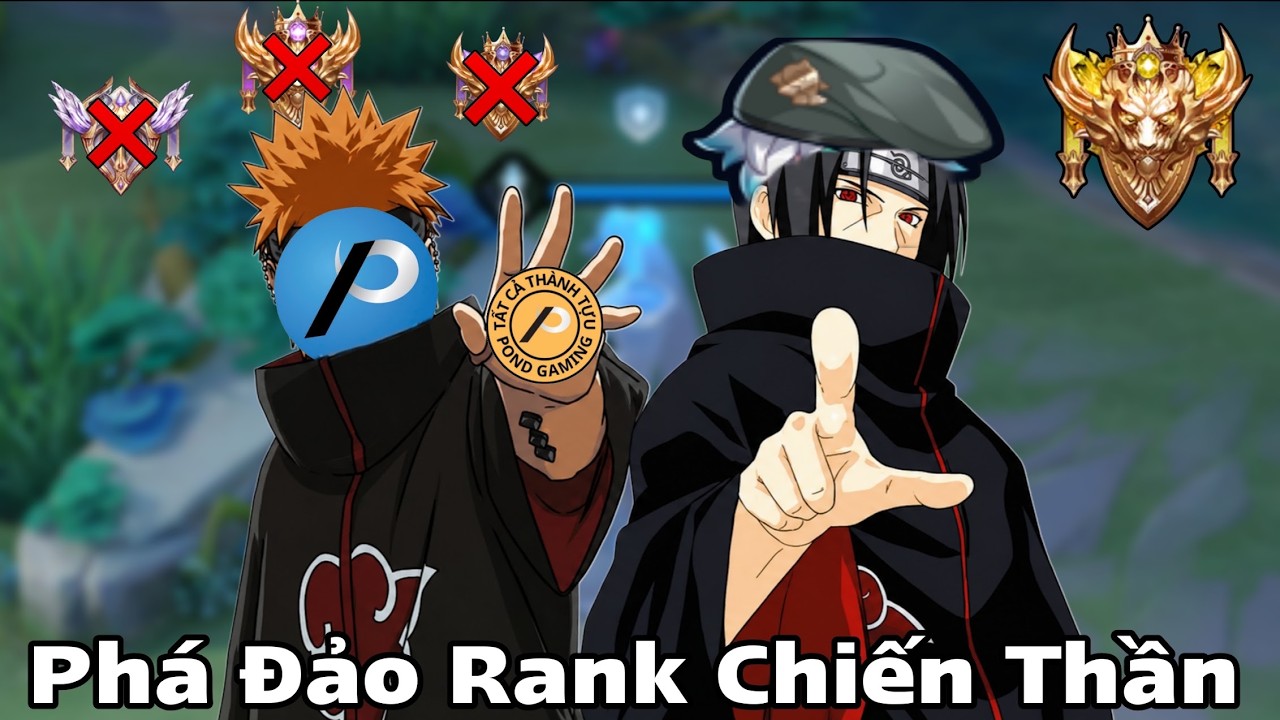 Tôi Phá Đảo Rank Chiến Thần Cùng Pond Gaming