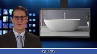 Famous High Quality Solid Surface Freestanding Bathtub Exquisite Design Profile