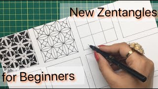 Zentangle Art | Step by Step Zentangle/Doodle for beginners | New Patterns| Part-6 |(on demand)