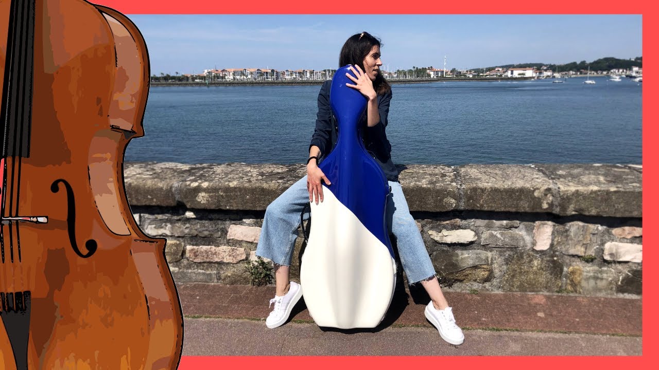 🎥 Grabando, grabando - Estuche de VIOLONCHELO marinero