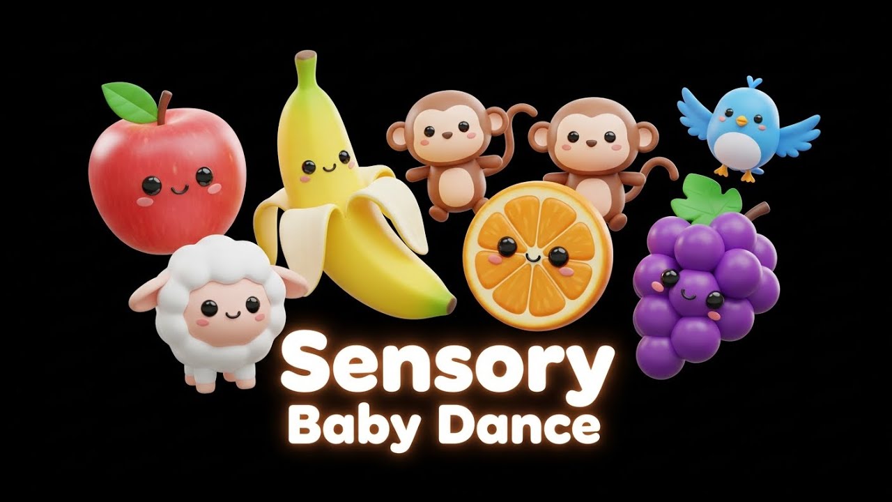 Sweet Sensory Baby 🌙 | Gentle Visuals for Relaxing Little Minds