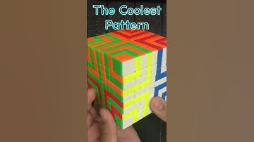The Coolest Pattern I have seen on the 9x9 Rubik’s Cube #shorts