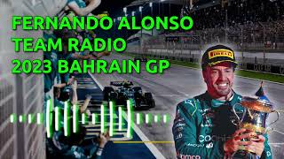 Alonso's Response to STROLL's BUMP 2023 Bahrain GP