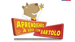“Aprendiendo a leer con Bartolo” software gratuito para apoyar la lectura y escritura en casa screenshot 1