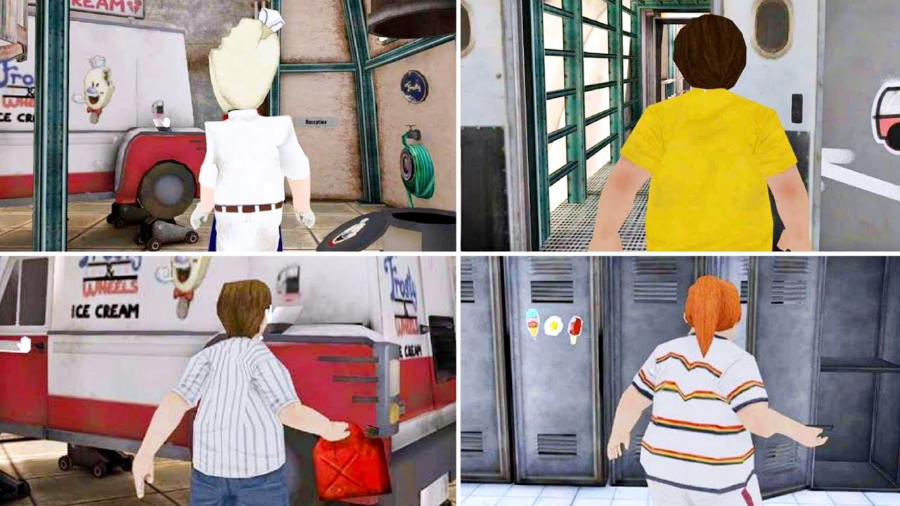 Playing As Rod And Playing As All Characters In Ice Scream United Multiplayer | Ice Scream United