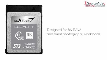 Exascend Element CFexpress Memory Card (Type B)