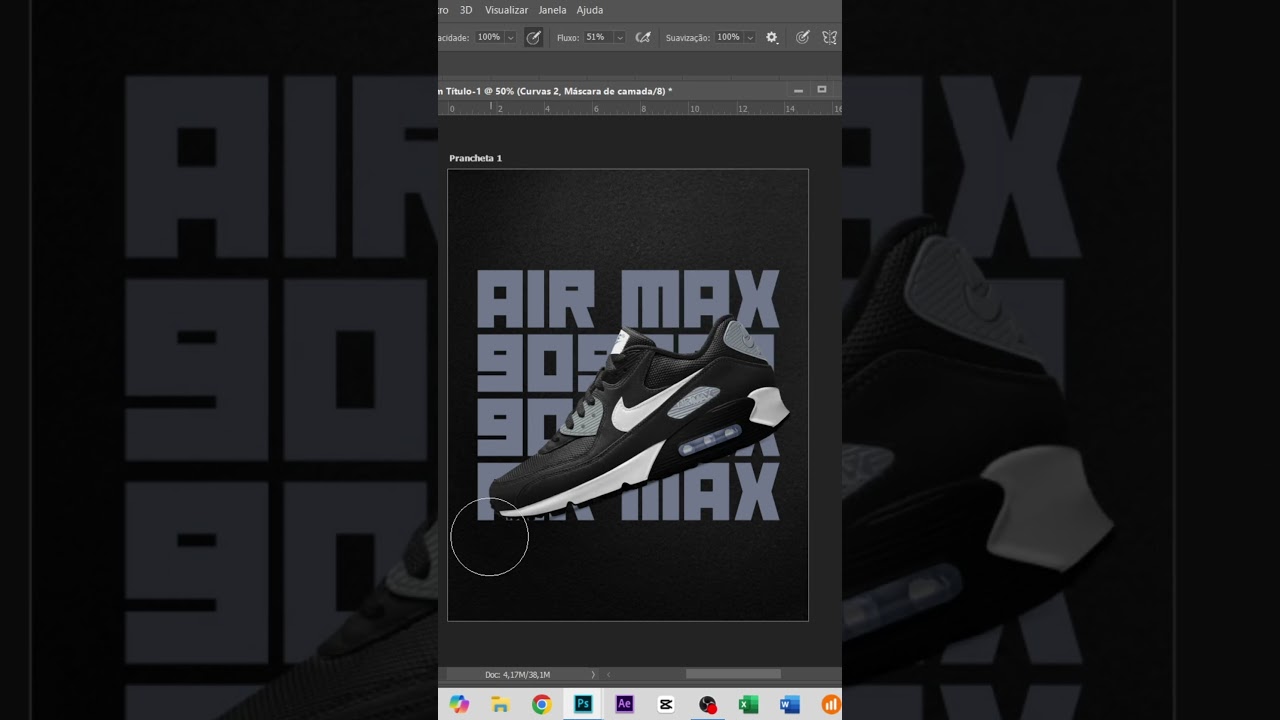speed art photoshop air max social media