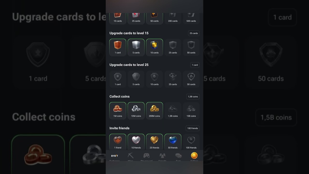 Hamster Kombat achievement cards 😳 how many do you have?