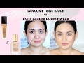 LONG WEARING FOUNDATION BATTLE | Lancôme Teint Idole Ultra Wear vs. Estée Lauder Double Wear