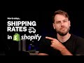 How to Setup Shipping Rates in Shopify | Flat-rate and Carrier-calculated