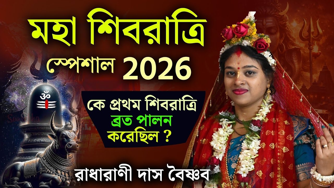 শিবরাত্রি ২০২৬ ! Shiv Chaturdashi 2026 ! Shivratri 2026 Date Maha Shivratri 2026 ! radharani das