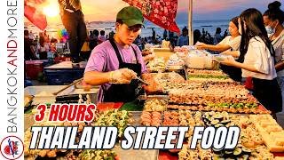 THAI STREET FOOD PARADISE 🇹🇭 | 180 Minutes Relaxing Market Journey