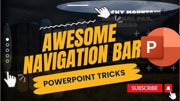 Create a Navigation Bar in Just 2 mins | PowerPoint Tricks