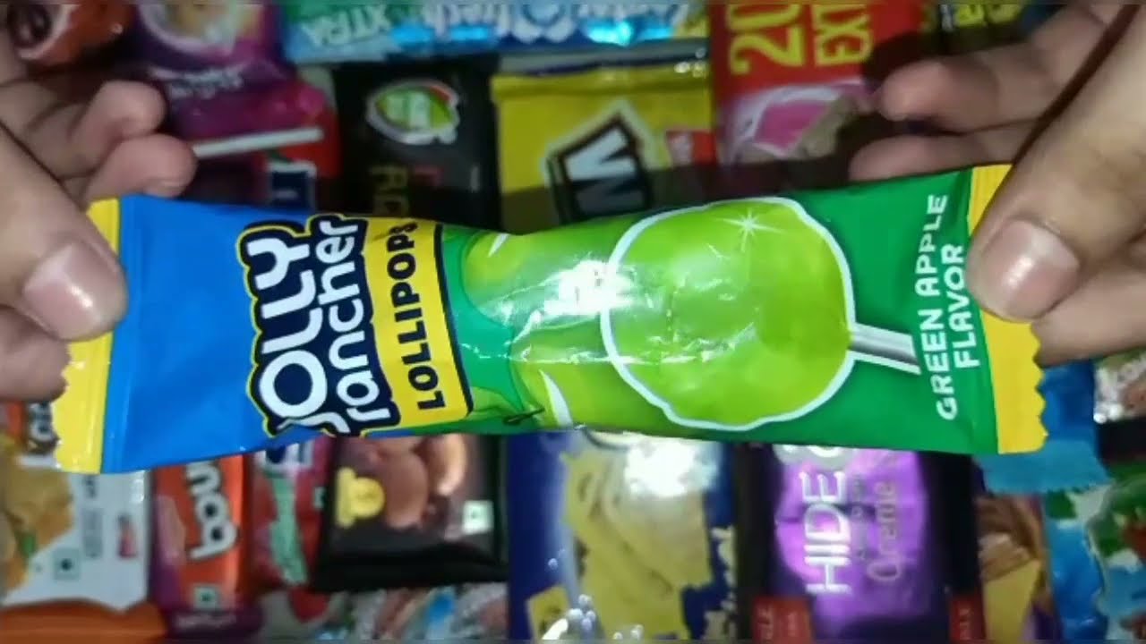 Jolly Rancher Green Apple Flavor Lollipop With Ananya Candy TV