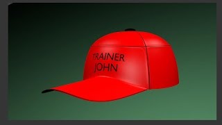 how to make a baseball cap with text in blender 3d v2.78 : spoken tutorial (beginner , +)