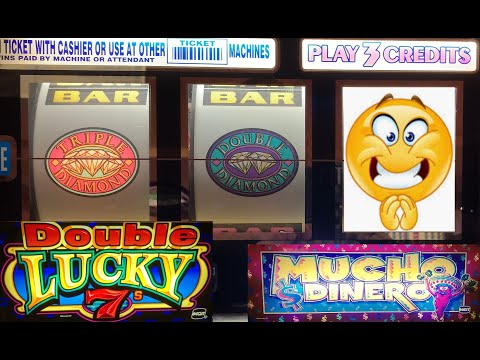 Mucho Dinero comes through! Can we get a monster win on Triple Double Diamond?! 3 Reel slots!