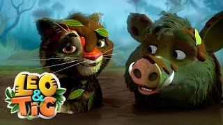 Leo and Tig 🦁 Hide and Seek - New animated movie - Kedoo ToonsTV