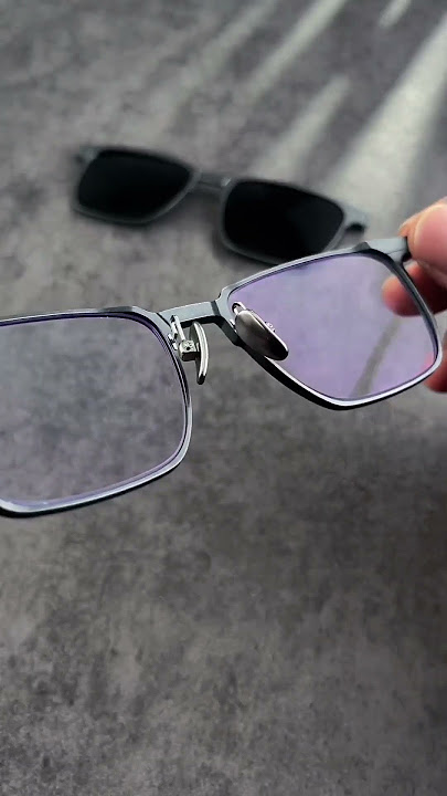 ⭐ Product Link in Comments ⭐Pure Titanium Magnetic Clip-On Glasses