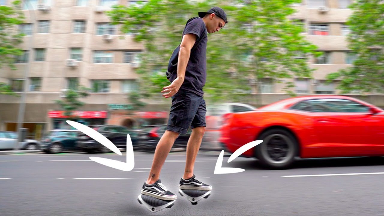 Los Patines del Futuro! | ZAPATOS ELECTRICOS con Ruedas 👟⚡️ - YouTube