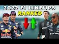 RANKING the 2022 F1 Driver Lineups