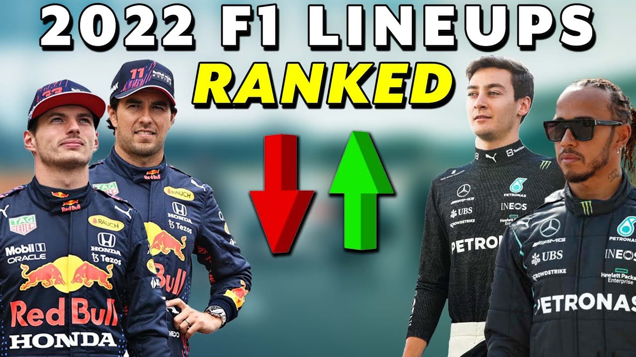 RANKING the 2022 F1 Driver Lineups - YouTube