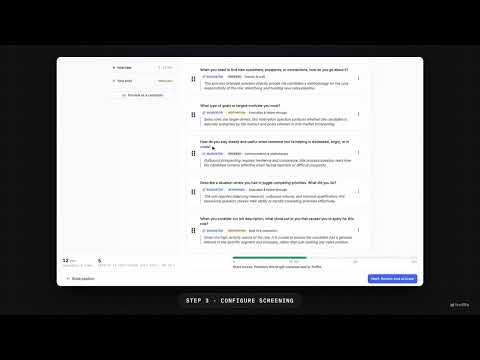 Thumbnail for How to set up a one-way video interview