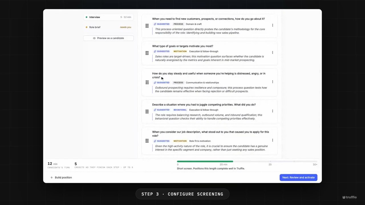 Video thumbnail: How to set up a one-way video interview for job candidates