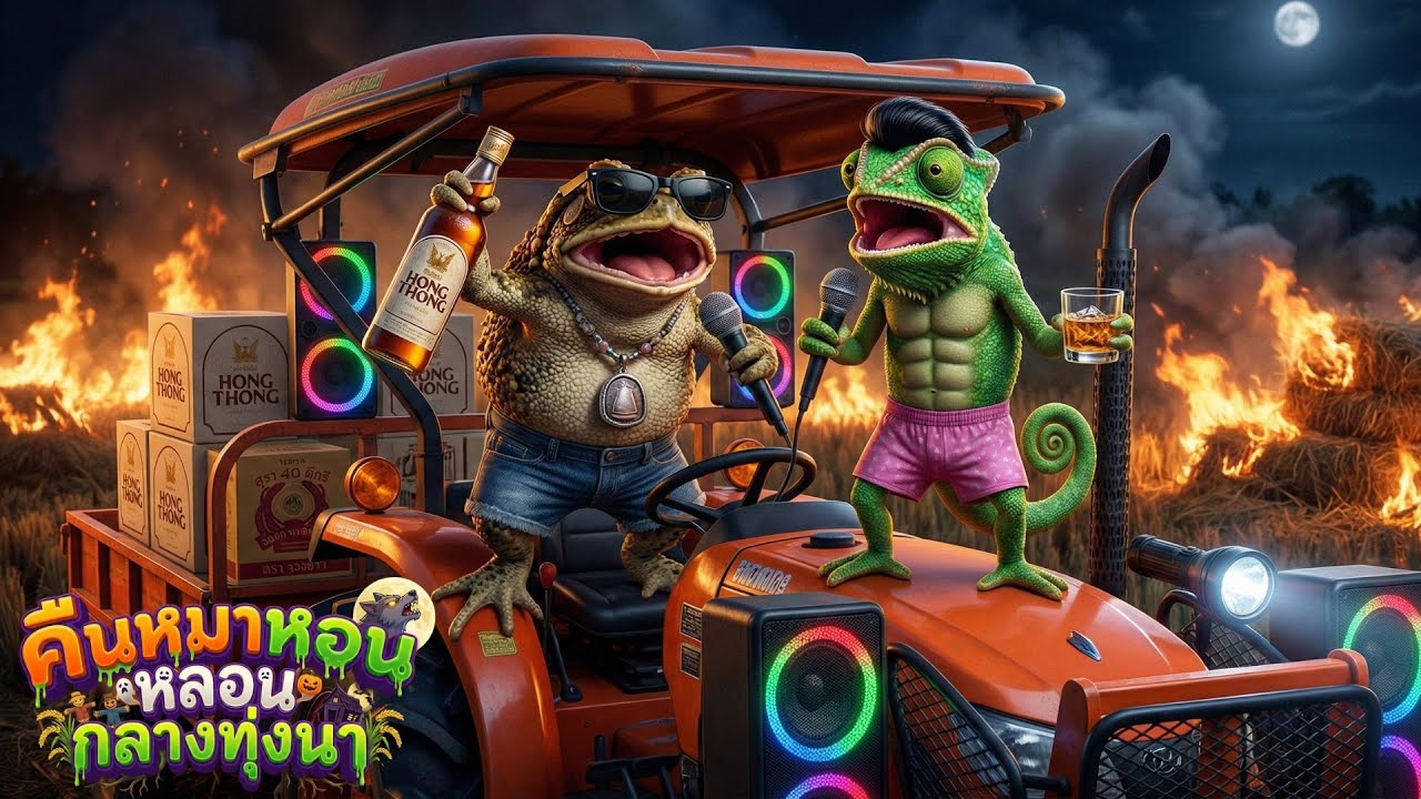 อ้วนกับปอม ตอน คืนหมาหอนหลอนกลางทุ่งนา