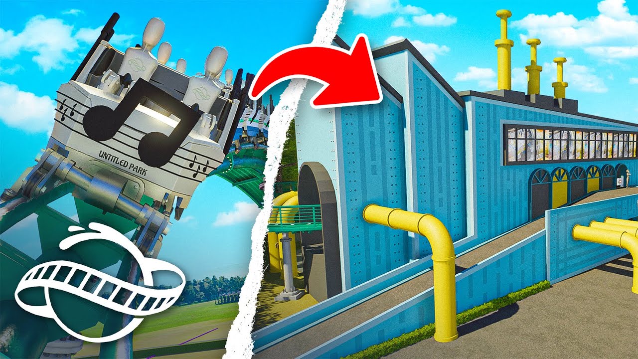 Building A MUSIC FACTORY In Planet Coaster 2!