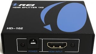 OREI HD-102 HDMI Splitter Unboxing