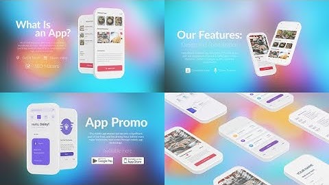App Mobile Promo After Effects Templates