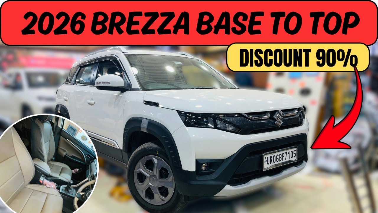 2026 Maruti Brezza Lxi To Zxi Modification With Price | Brezza Base To ...