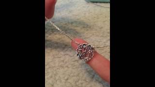 Monogram Necklace - Etsy