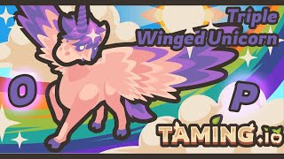 Taming.io Triple Winged Unicorn Is Overpowered - Dash Insta Kill