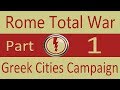 Greek Cities Rome Total War VHVH Part 1