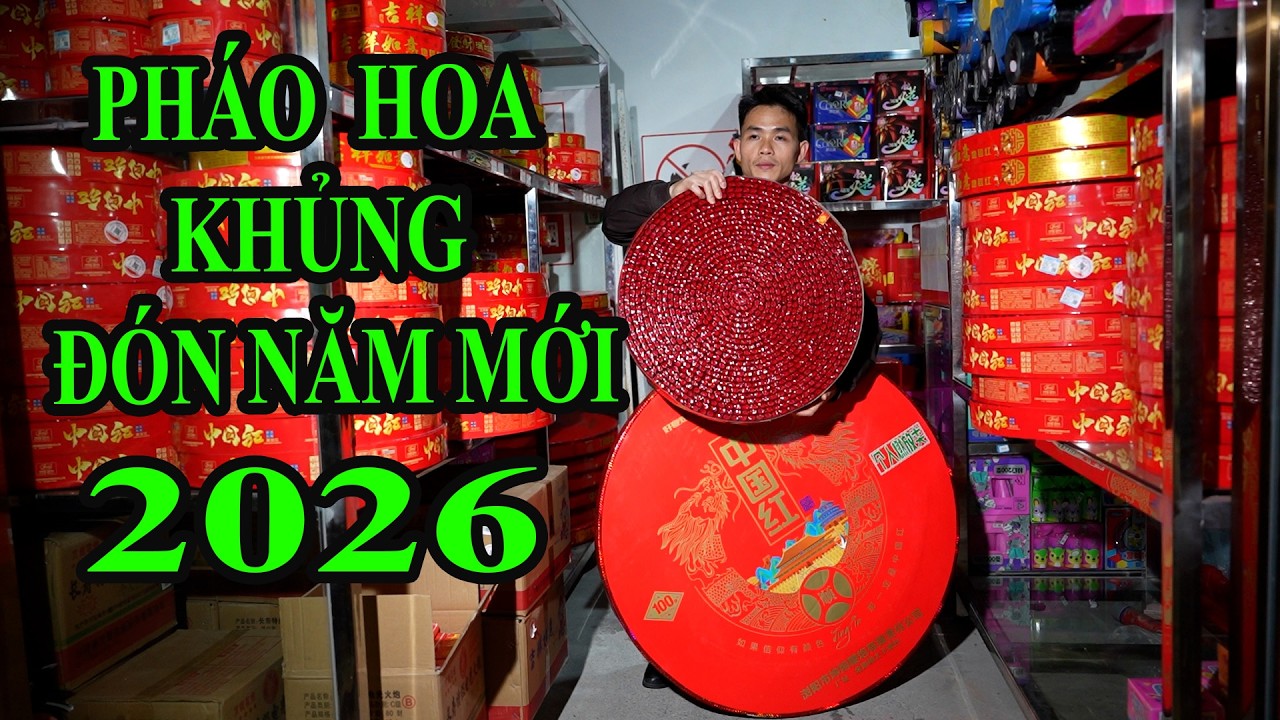 CHƠI LỚN... ĐỐT TẤT CẢ CÁC LOẠI PHÁO HOA KHỦNG ĐÓN NĂM MỚI 2026