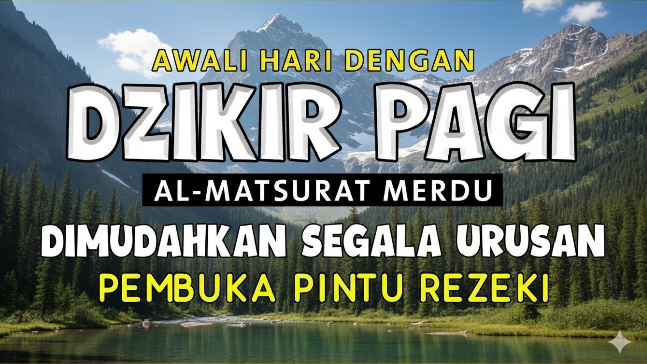أذكار الصباح بصوت جميل هادئ مريح للقلب 💚 دعاء الصباح الذى إذا قلته كفاك الله ورزقك من حيث لا تحتسب