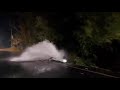 Busted water main at Fishing Pond Road, North Oropouche Sangre Grande