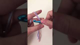 EASIEST Crochet Bracelet!! | #art #youtubeshorts #easy