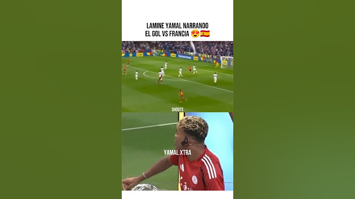 LAMINE YAMAL NARRANDO EL GOL VS FRANCIA 😍🇪🇸 #seleccionespañola #lamineyamal #viralfutbol #laliga