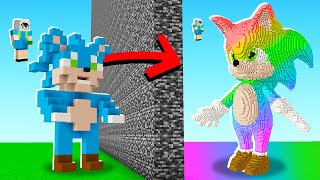 Yapi Kapişmalarinda Super Bebek Soni̇c İle Arkadaşimi Trolledi̇m - Minecraft