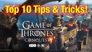 Top 10 Tips & Tricks For Beginners - Game Of Thrones Conquest!!! screenshot 3