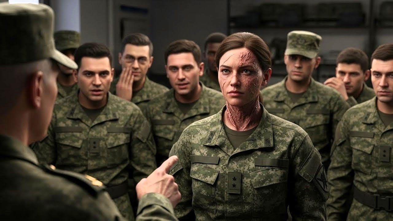 Marines wyśmiali jej blizny, aż generał zobaczył prawdę i zamilkł