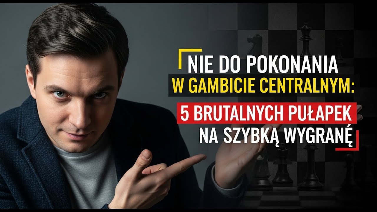 Nie do pokonania w Gambicie Centralnym: 5 brutalnych pułapek na szybką wygraną