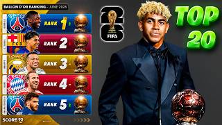 TOP 20 MEJORES JUGADORES PARA GANAR EL BALON DE ORO ANTES DEL MUNDIAL 2026
