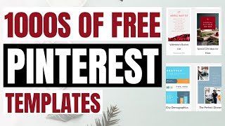 Free Pinterest Templates | Get Clicks On Pinterest With Free Templates
