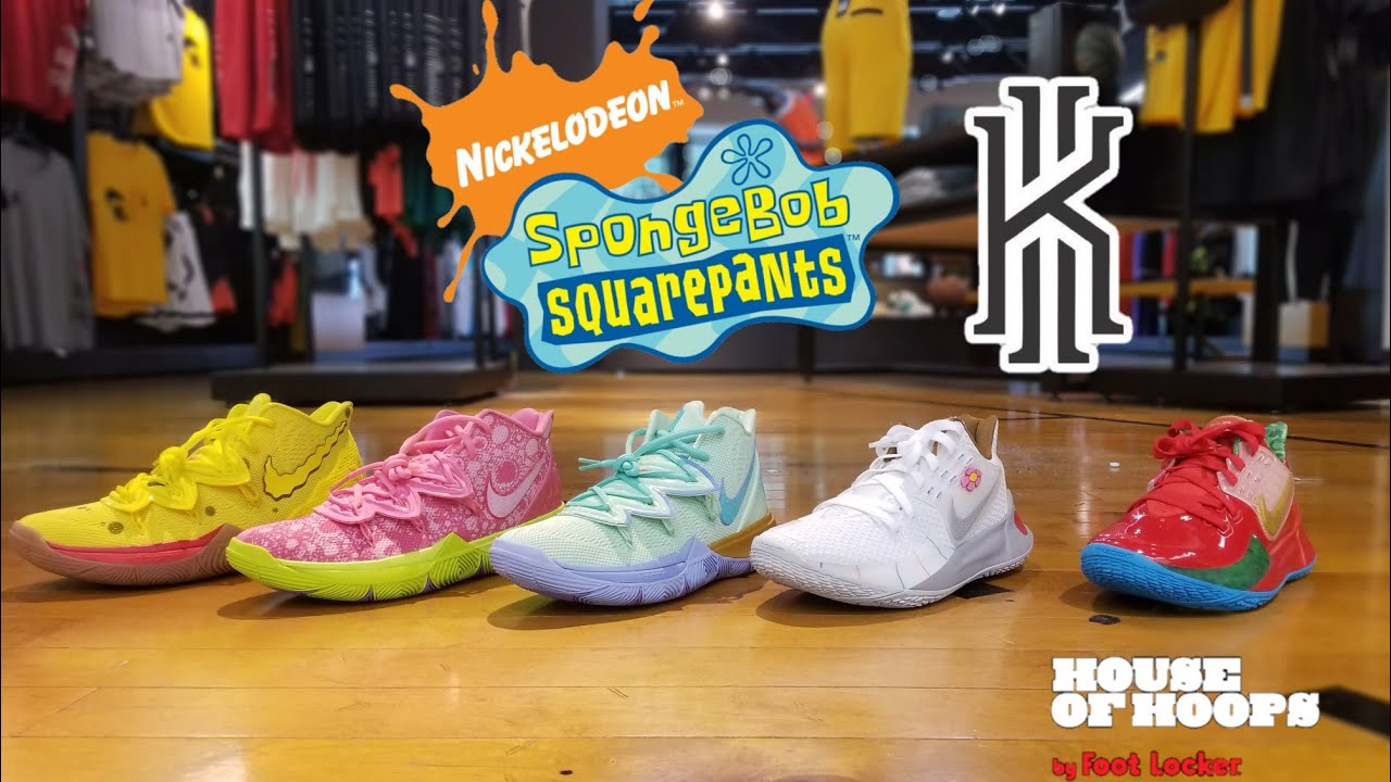 foot locker kyrie 5 squidward