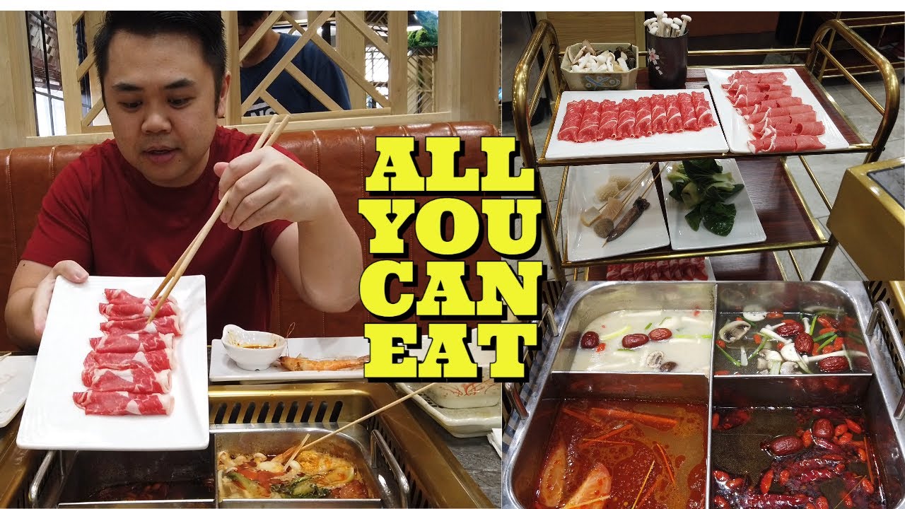 ALL YOU CAN EAT Khoa Pug Hot Pot Houston, TX YouTube